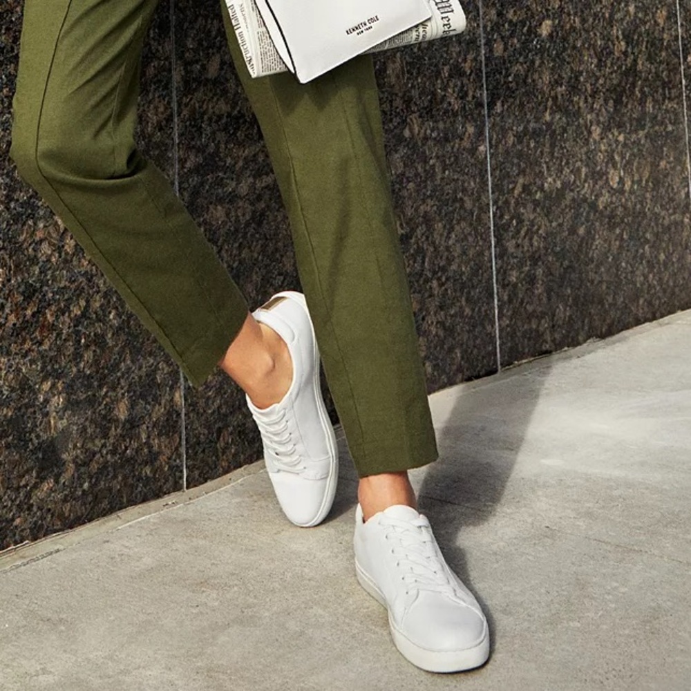 KENNETH COLE NEW YORK - Kam Lace-Up Leather Sneakers 👟👟